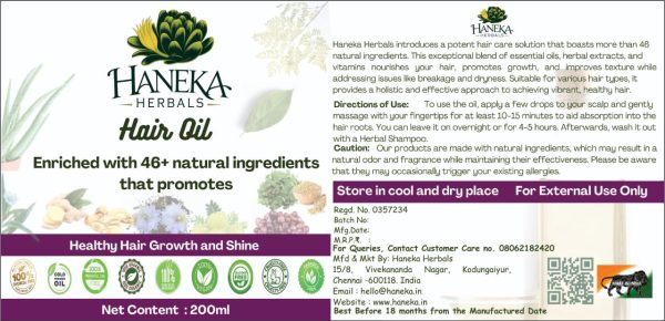 haneka hair oil